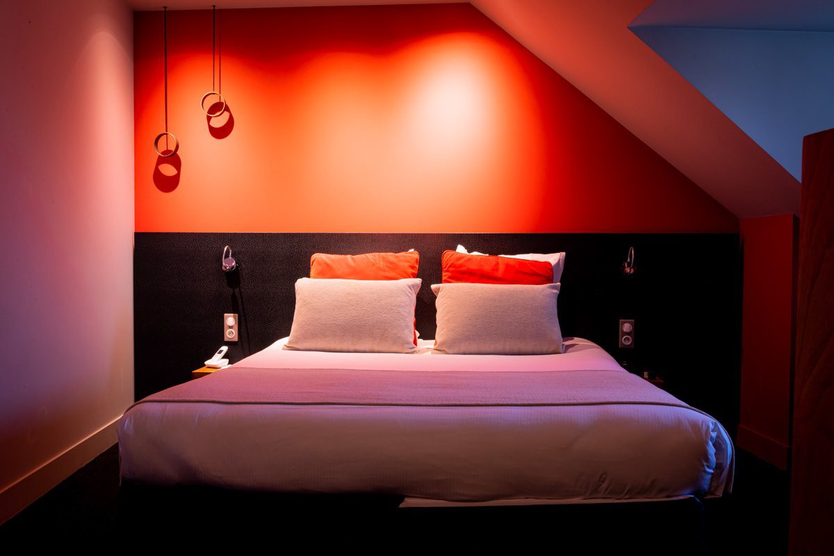 chambre rouge hotel caen