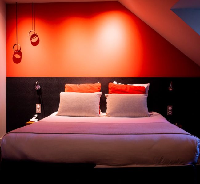chambre rouge hotel caen